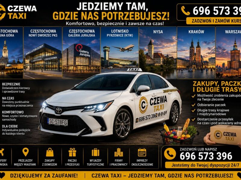 Czewa Taxi Częstochowa